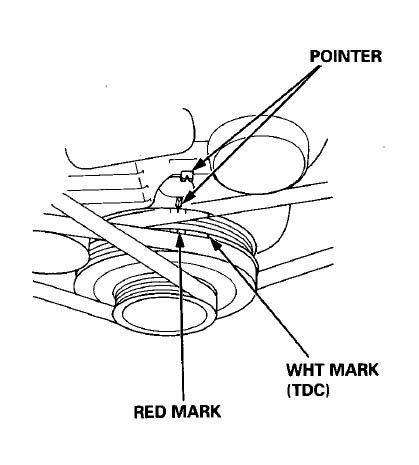 Honda b16a timing marks #5
