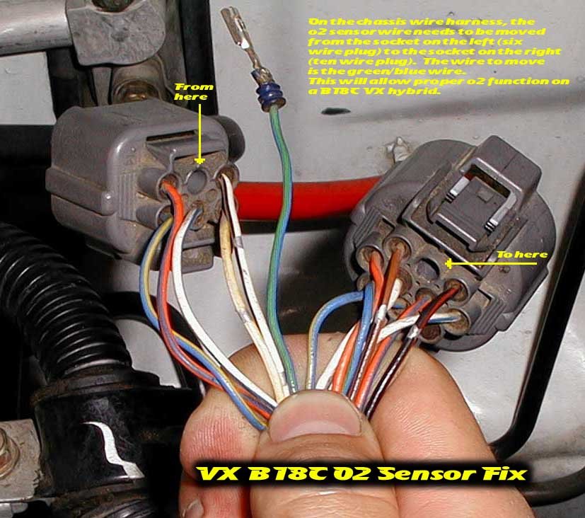 Honda civic vx o2 sensor wiring