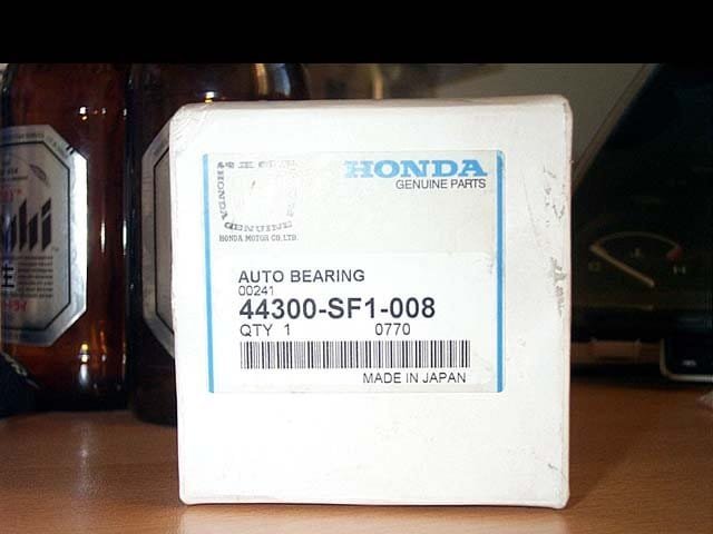 Same bearing as late 80's prelude!